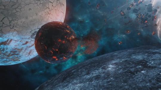 大气宇宙地球星空logoAE模版