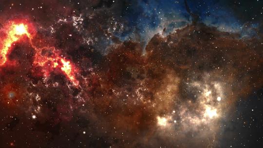 太空星云行星陨石银河星球动画 (28)视频素材模板下载
