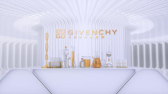 金色化妆品广告实验室 3D动画视频素材