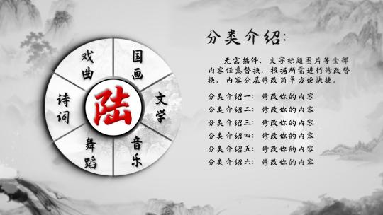 中国风分类介绍