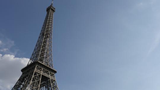 超高清镜头法国巴黎铁塔视频素材模板下载