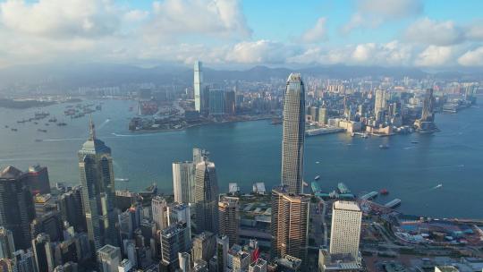 香港太平山航拍视频素材模板下载