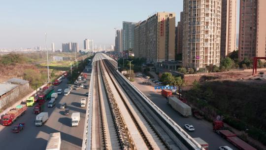 浙江东阳义乌城市立体交通航拍 合集