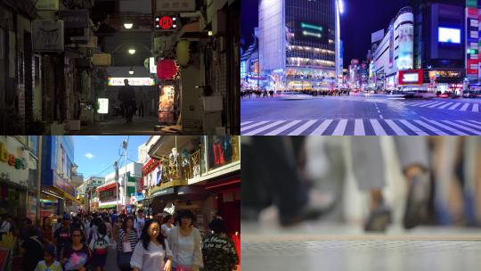 【合集】东京 繁忙 人流随时间而变化视频素材模板下载