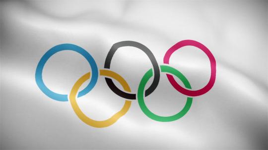 奥运会旗背景