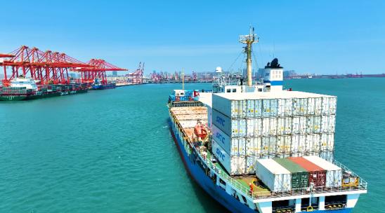 海上运输 港口码头高清在线视频素材下载