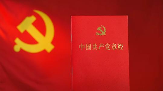中国共产党章程视频素材模板下载