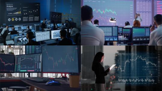 【合集】金融经济交易股票数据视频素材模板下载