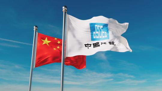 中国建筑旗帜镜头合集（带透明通道文件）视频素材模板下载