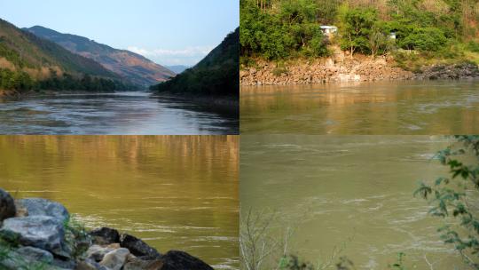 4K怒江河水江水河流高清在线视频素材下载