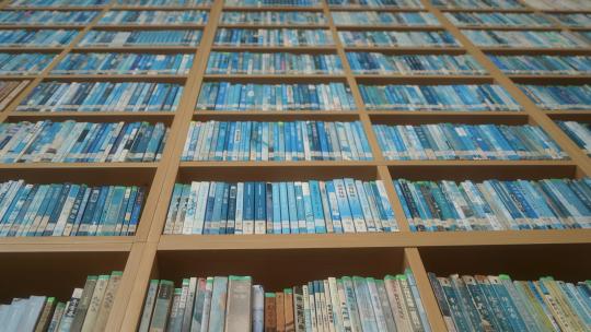 4K图书馆图书书籍书店书海知识海洋视频素材模板下载