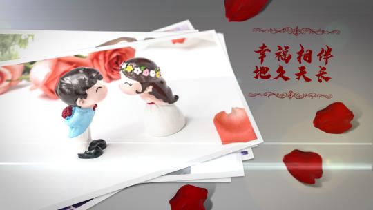 浪漫爱情婚礼图文展示片头AE模板