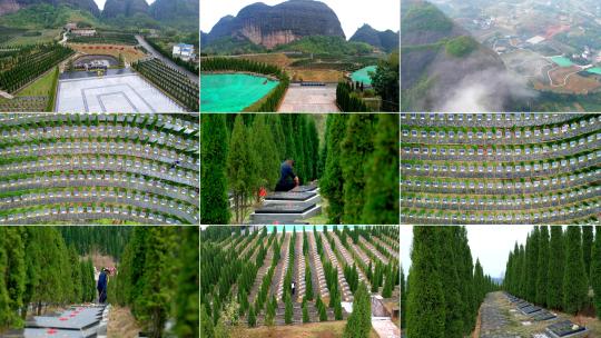 红色文化烈士陵园中国红军高清在线视频素材下载