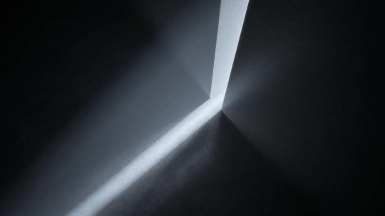 4K 脚步光影逆光前行