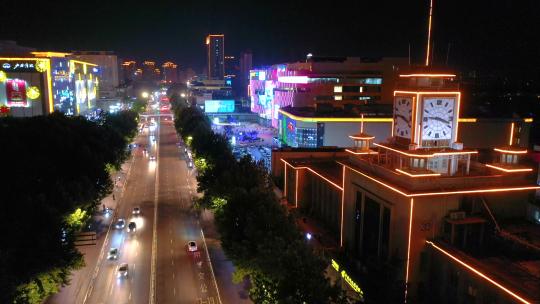 河北邢台中兴大街夜景