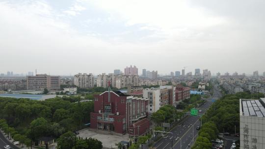 上海宝山区城区4K航拍原素材视频素材模板下载
