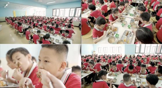 小学初中学生住宿吃饭视频素材模板下载