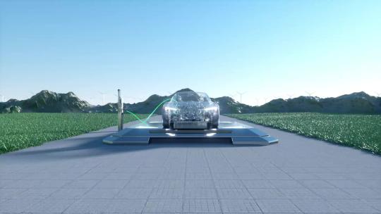 新能源汽车动画C4D+AE完整工程