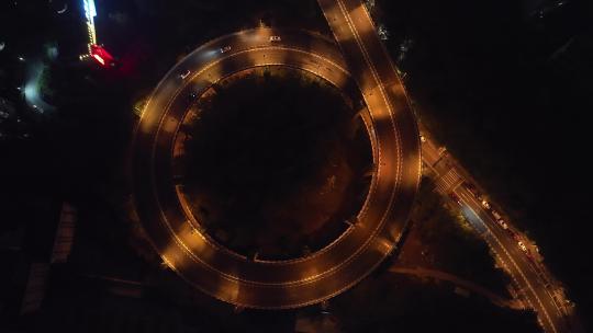 重庆城市航拍夜景视频素材模板下载