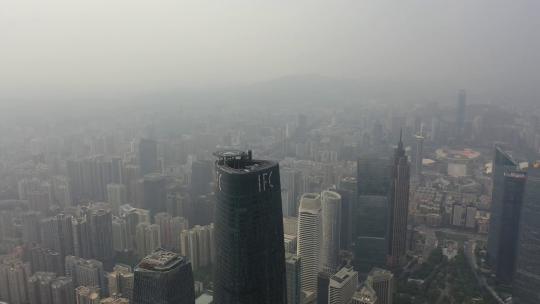 雾霾下的广州