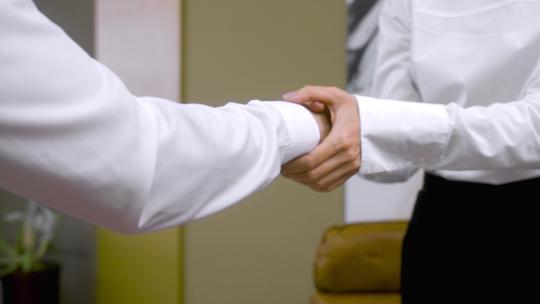 签约商务商业公司握手合作合同团队客户企业