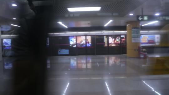 北京地铁站台视频素材模板下载