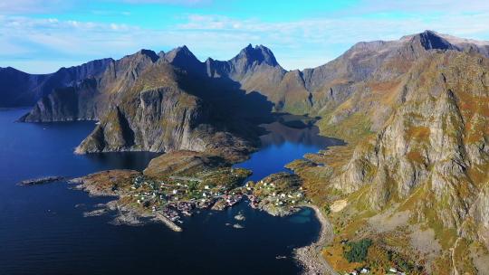 航拍山川峡谷