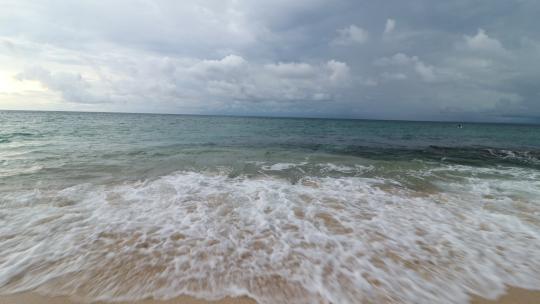 巴厘岛海滩第一视角POV动感手持拍摄1080P