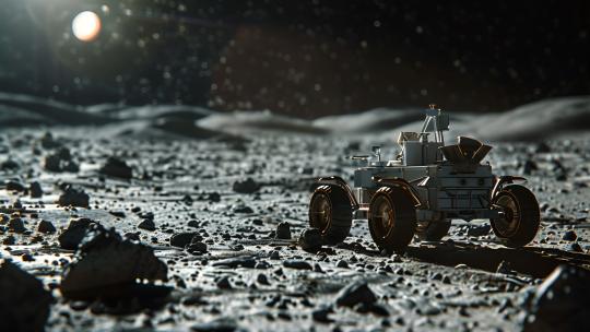 嫦娥号探月车月球车星际探测宇宙探测