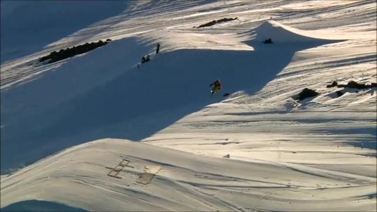 雪地滑雪视频素材