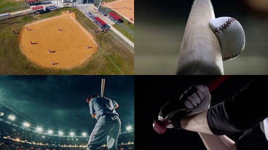 【合集】棒球体育竞技视频素材模板下载