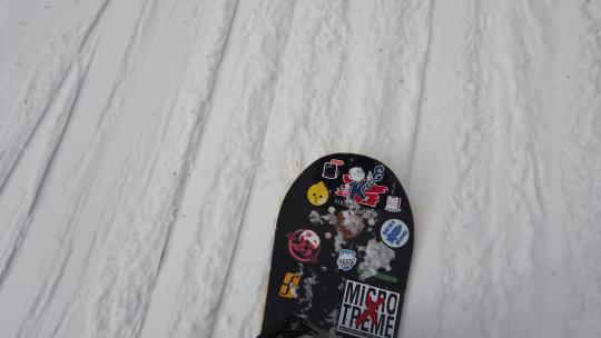 单板滑雪的特写视频素材模板下载