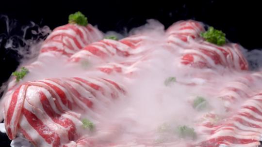 烤肉肉山五花肉干冰瀑布切片肉