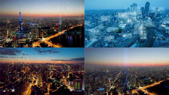 【合集】科技智慧城市视频素材模板下载