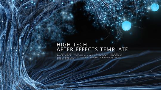 科技树-图文标题展示模版AE2017高清AE视频素材下载