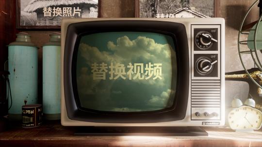 老电视怀旧电视ae模板视频素材模板下载