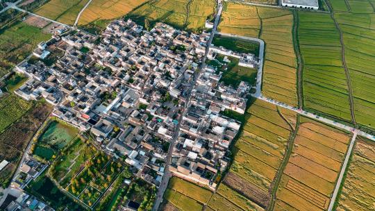 秋季喜洲古镇 云南大理乡村