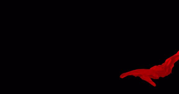 3款绸带4k 红绸子 飘带 绸子素材