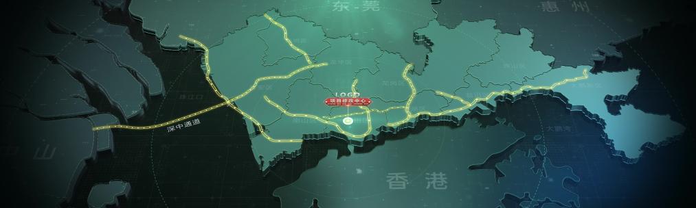 大气震撼粤港澳广东深圳区位