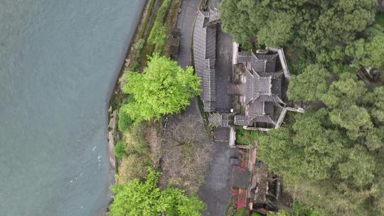 都江堰景区航拍