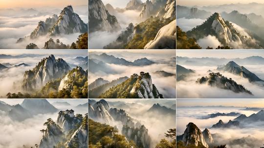 4K西安华山风景高清在线视频素材下载