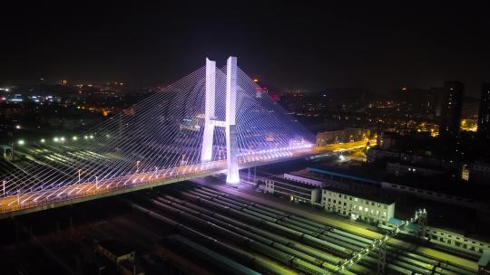 徐州和平大桥夜景合集