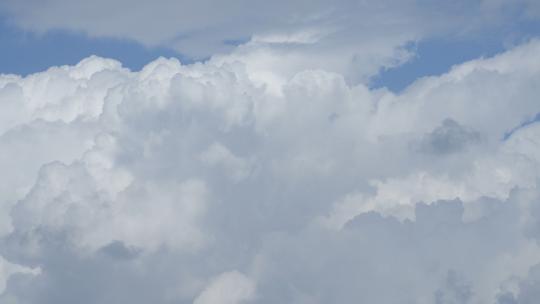 延时摄影蓝天白云天空流动的云景