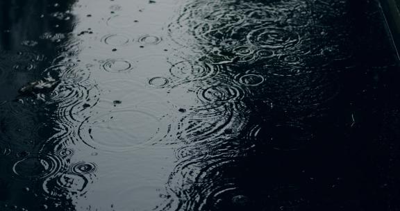 下雨雨滴雨水素材