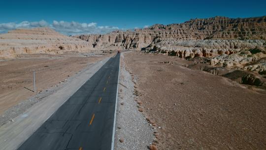 西藏旅游风光千万年前海底奇观札达土林公路