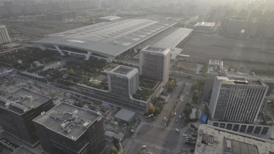 航拍杭州顾家大厦 Dlog未调色