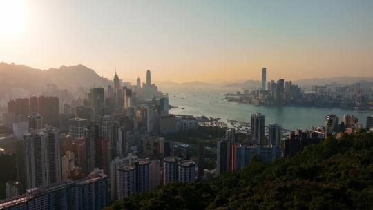 香港维多利亚城市景观