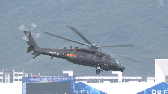 4K超稳：中国航展陆军航空兵直-20直升机