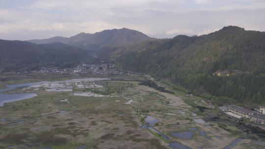 2023.04.03 腾冲北海湿地日出 云雾 仙境航拍4k_0338