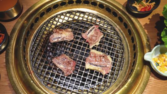 烤肉炭火烤肉约会聚餐